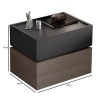VANITY Bedside 60x40x45cm Sonoma Oak/Grey