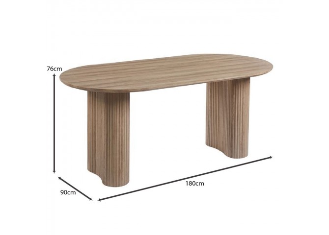 DIAZ Table 180x90cm MDF Sonoma