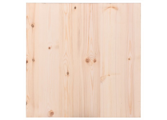 TABLE TOP 80x80cm/40mm Pine, Raw