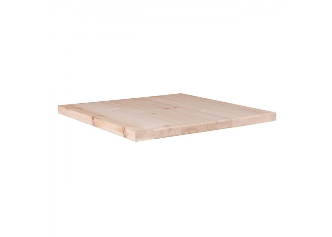 TABLE TOP 80x80cm/40mm Pine, Raw