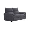 DALLAS 2-Seater Sofa Grey Fabric