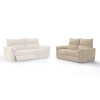 DALLAS 2-Seater Sofa Beige Fabric