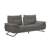 SELENA 2-Seater Sofa Grey Fabric