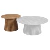 RIM-II Coffee Table D.60x42cm MDF Natural