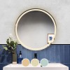 LED-2 Wall Mirror D80cm, Illuminated