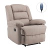 JULIA Massage Armchair Relax Cappuccino Fabric