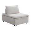 FRANNIE Chair-Bed, Beige Fabric