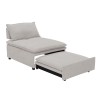 FRANNIE Chair-Bed, Beige Fabric