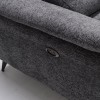 ROMEO Right Facing Corner-Relax Sofa, Grey Fabric
