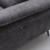 ROMEO Left Facing Corner-Relax Sofa, Grey Fabric