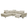ROMEO Left Facing Corner-Relax Sofa, Beige Fabric