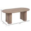 DIAZ Coffee Table 120x60cm MDF Sonoma