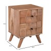 TEKA-W Bedside 40x35x55 Acacia Natural Finish