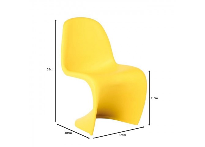 BLEND Kid Chair, PP Yellow