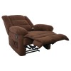JULIA Massage Armchair Relax Brown Fabric