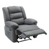 JULIA Massage Armchair Relax Grey Fabric
