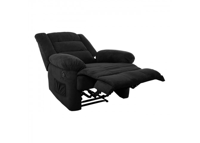 JULIA Massage Armchair Relax Black Fabric
