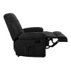 JULIA Massage Armchair Relax Black Fabric