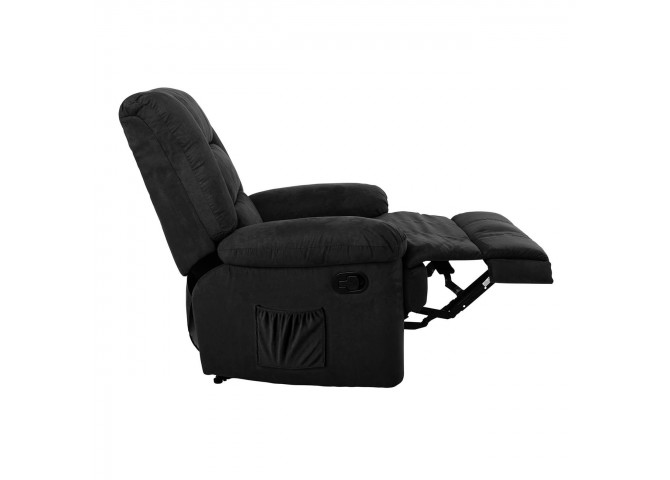 JULIA Massage Armchair Relax Black Fabric