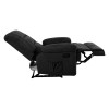 JULIA Massage Armchair Relax Black Fabric