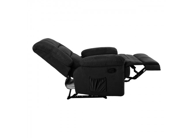 JULIA Massage Armchair Relax Black Fabric