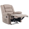 JULIA Massage Armchair Relax Cappuccino Fabric