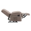 JULIA Massage Armchair Relax Cappuccino Fabric