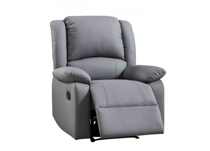 EVA Relax Armchair, Pu Dark Grey