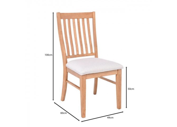 COMET Set (Table 200x100+6 Chairs) Natural, MDF White Marble, Fabric White