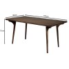 AVERY Table 150x90cm Walnut