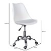 MARTIN-W Office Chair PP/Pu White (assembled cushion)