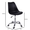 MARTIN-W Office Chair PP/Pu Black (assembled cushion)