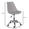 MARTIN-W Office Chair PP/Pu Grey (assembled cushion)