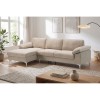 ALEX Corner Sofa Fabric Beige Velure (Right Sitting Chaise)