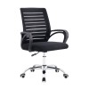 BF2140 Office Armchair Chromed Base/Mesh Black