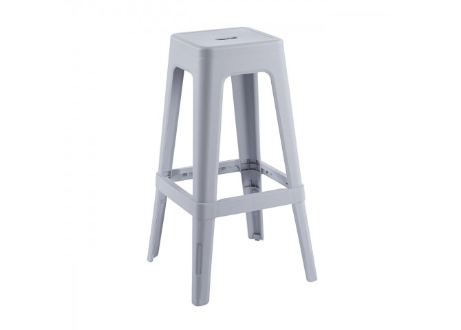 RELIX PP Bar Stool, Grey