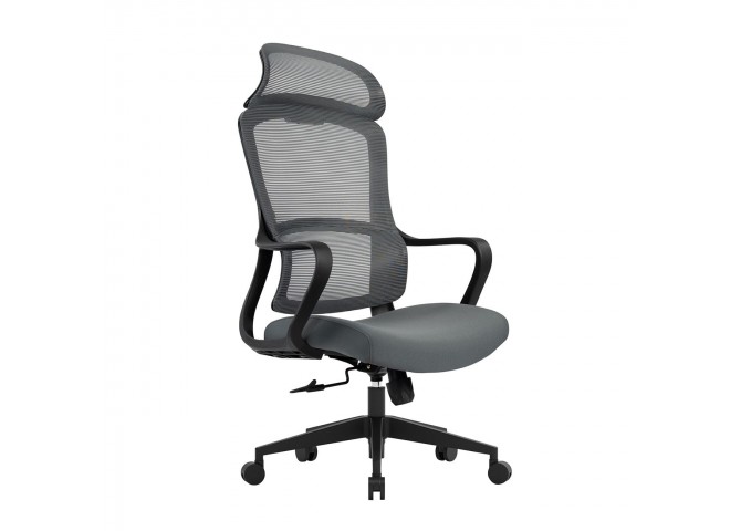 BF3010 Manager Armchair Grey Mesh/Fabric