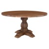 ATLAS Round Dining Table D.150cm, Mango Smoke Walnut