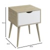 ALIDA Bedside 40x36x50cm Sonoma/White