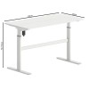 LEVEL Electric Height adjustable Desk, White