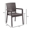 LORA Pro Armchair PP-UV Brown