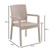 LORA Pro Armchair PP-UV Cappuccino