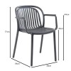 POCO Armchair PP-UV Anthracite