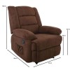 JULIA Massage Armchair Relax Brown Fabric