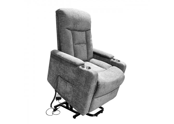 NANCY Lift-Relax Armchair, Fabric Dark Grey (Electric Lift & Tilt)