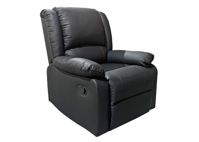 EVA Relax Armchair, Pu Black