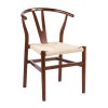 LIMA-W Chair Walnut, Seat Paper Rope Natural