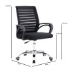 BF2140 Office Armchair Chromed Base/Mesh Black