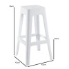 RELIX PP Bar Stool, White