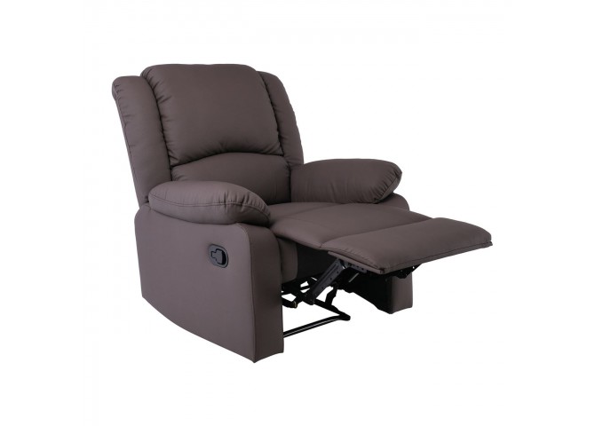 EVA Relax Armchair, Pu Brown